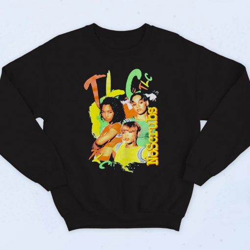 Tlc No Scrubs Left Eye 90s Hip Hop Sweatshirt