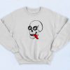 Tongue Skull Face Sweatshirt