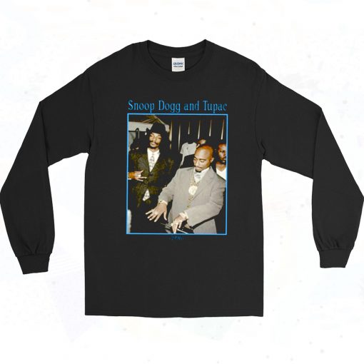 Tupac And Snoop Dogg 1996 Retro Long Sleeve T Shirt