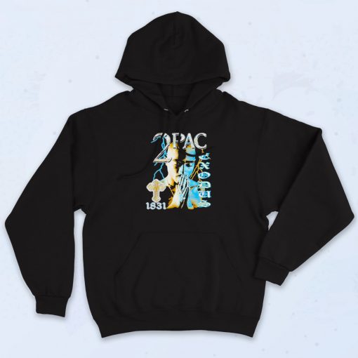 Tupac Exodus Black Rapper Hoodie