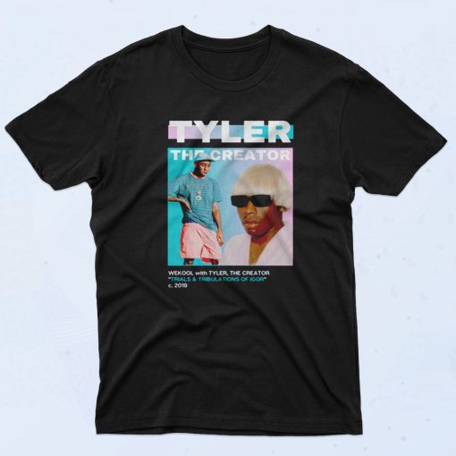 Tyler The Creator Tribulations Of Igor Cool 90s Rapper T shirt