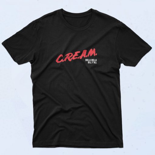 Wu Tang Clan C.R.E.A.M Fashionable T Shirt