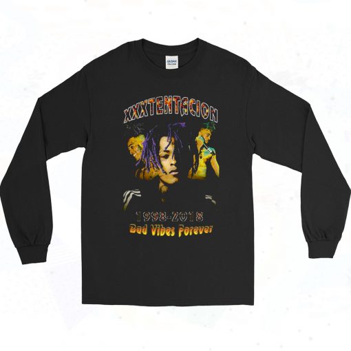 Xxxtentacion Bad Vibes Forever 90s Style Long Sleeve Shirt