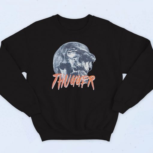 Young Thug Thugger Snake Skull 90s Sweatshirt Style