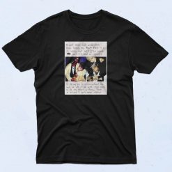 2pac And Jada Pinkett Letter Classic 90s T Shirt