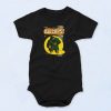 All Caps Mf Doom Vintage Style Baby Onesie