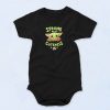 Baby Yoda Strong In Me Cuteness Vintage Style Baby Onesie