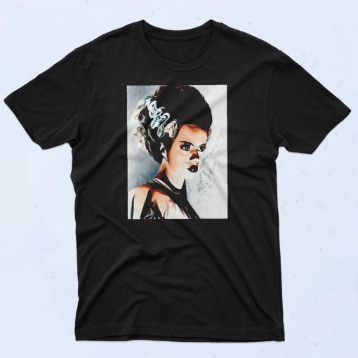 Bride Of Frankenstein Hammor Horror Movie Classic 90s T Shirt