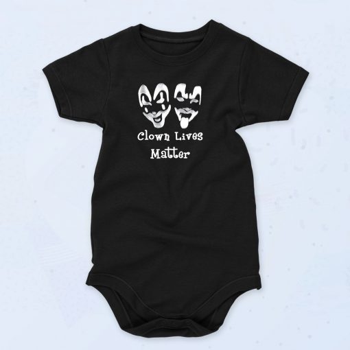 Clown Lives Matter Vintage Style Baby Onesie