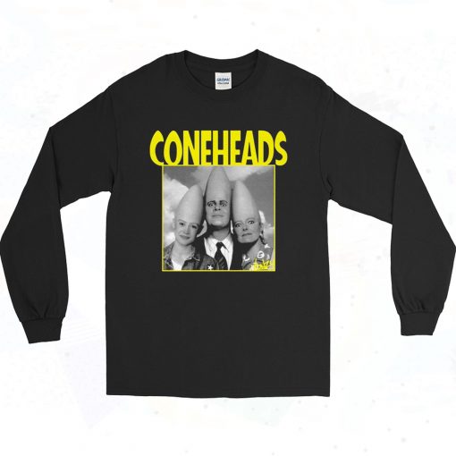 Coneheads Retro Movie Authentic Longe Sleeve Shirt