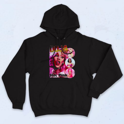 Doja Cat Hot Pink 90s Style Hoodie