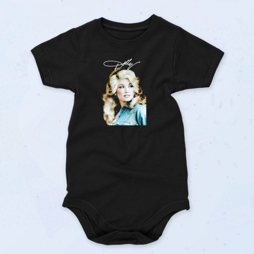 Dolly Parton Signature Tease It To Jesus Vintage Style Baby Onesie