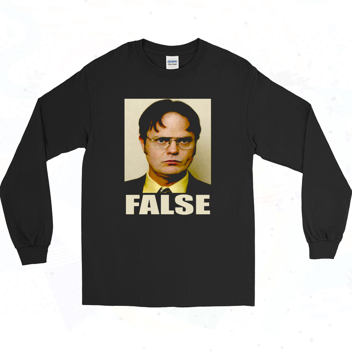 Dwight Schrute Rainn Wilson The Office Authentic Longe Sleeve Shirt ...