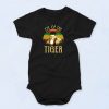 Eye Of The Tiger Dean Winchester Supernatural Vintage Style Baby Onesie