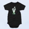 Frankenstein And Janet Jackson Vintage Style Baby Onesie