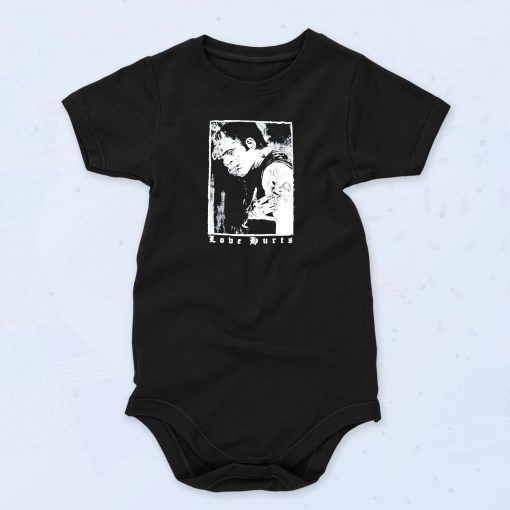 Frankenstein Rockabilly Love Hurts Vintage Style Baby Onesie