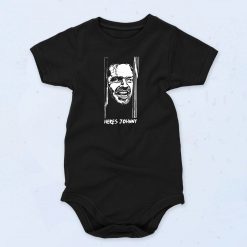 Heres Johnny The Shining Horror Movie Vintage Style Baby Onesie