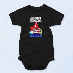 Houses And Humans Vintage Style Baby Onesie