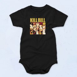 Kill Bill Lineup Character Vintage Style Baby Onesie