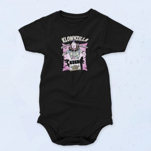 Killer Klowns From Outer Space Klownzilla Vintage Style Baby Onesie