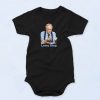 Larry King Live American Television Vintage Style Baby Onesie