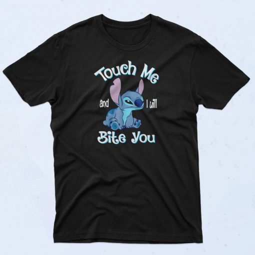 Lilo Stitch Touch Me And I Will Bite You Classic 90s T Shirt