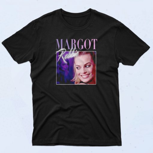 Margot Robbie Vintage Homage Classic 90s T Shirt