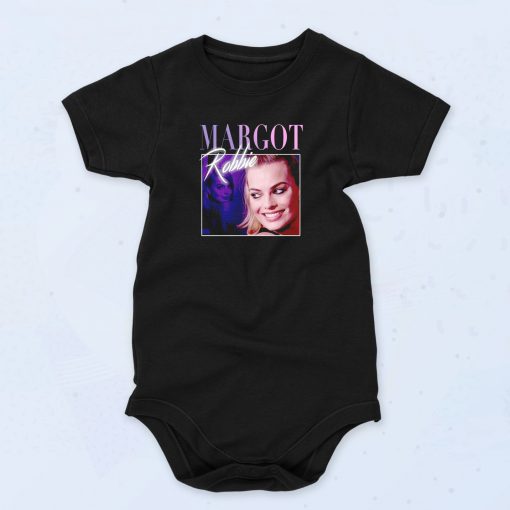 Margot Robbie Vintage Homage Vintage Style Baby Onesie