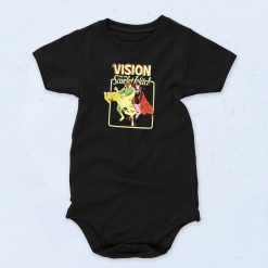 Marvel Wandavision The Vision And The Scarlet Witch Vintage Style Baby Onesie