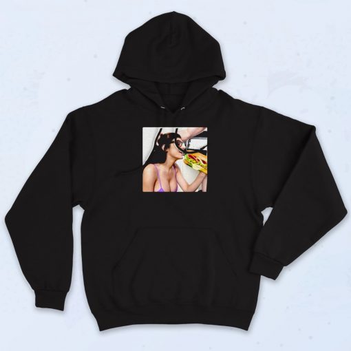 Mia Khalifa Eat Sandwich 90s Style Hoodie