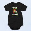 Mr Grinch I Want To Be A Nice Person Vintage Style Baby Onesie