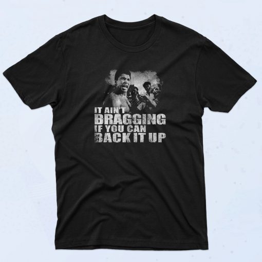 Muhammad Ali It Aint Bragging Classic 90s T Shirt