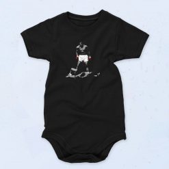 Muhammad Ali Over Liston Vintage Style Baby Onesie