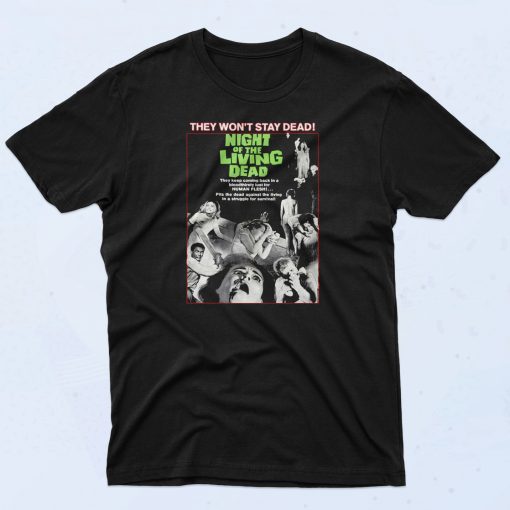 Night Of The Living Dead Classic Horror Classic 90s T Shirt