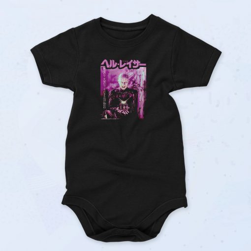 Pink Hellraiser Japanese Horror Movie Vintage Style Baby Onesie