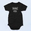 Please Tell Your Boobs To Stop Staring At My Eyes Vintage Style Baby Onesie