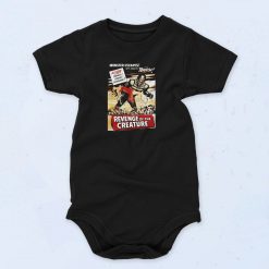 Revenge Of The Creature Monster Escapes Vintage Style Baby Onesie