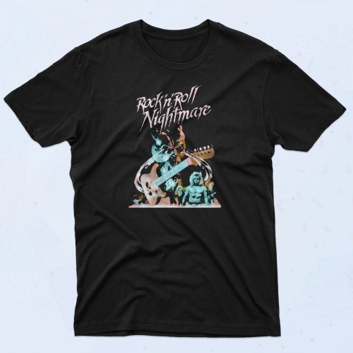 Rocknroll Nightmare Horror Movie Classic 90s T Shirt