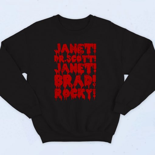 Rocky Horror Janet Brad Vintage Sweatshirt