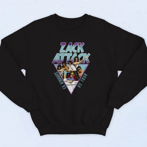 Saved By The Bell Zack Attack Us Tour Vintage Sweatshirt