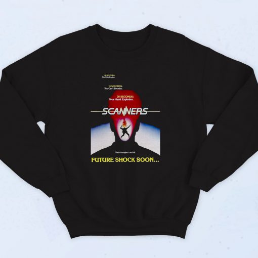 Scanners Future Shock Soon Scary Vintage Sweatshirt