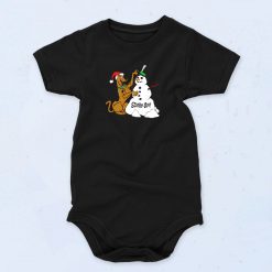 Scooby Doo And The Snowman I Will Be Your Stylist Vintage Style Baby Onesie