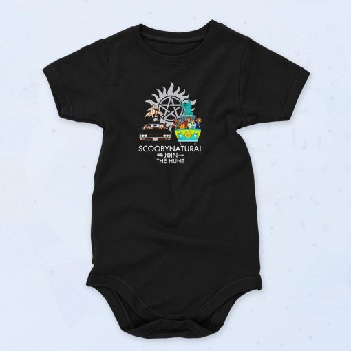 Scoobynatural Join The Hunt Supernatural Sam Dean Winchester Vintage Style Baby Onesie