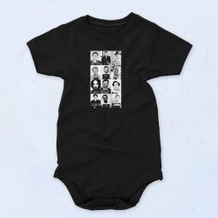 Serial Killers Manson Dahmer Gacy Mugshot Vintage Style Baby Onesie