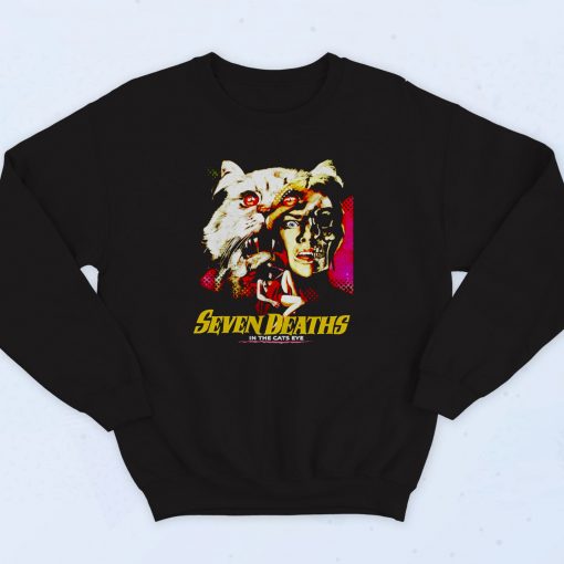 Seven Deaths In The Cat Eye Vintage Sweatshirt