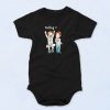 Supernatural Pudding Dean And Sam Winchester Vintage Style Baby Onesie