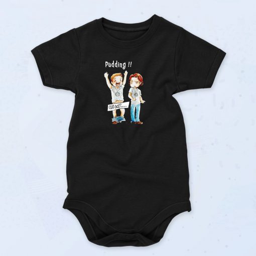 Supernatural Pudding Dean And Sam Winchester Vintage Style Baby Onesie