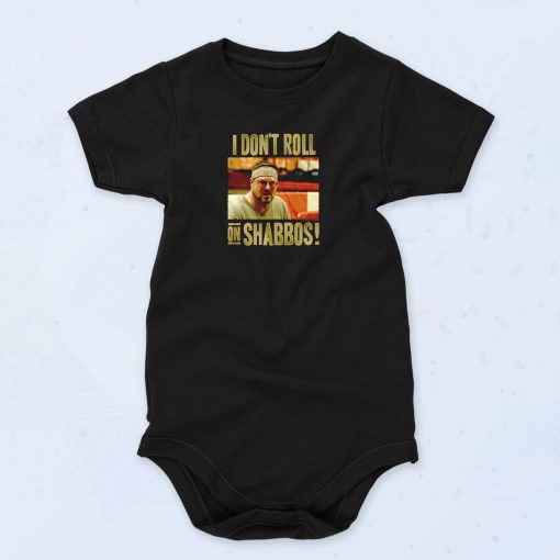 The Big Lebowski Dont Roll On Shabbos Vintage Style Baby Onesie