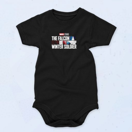 The Falcon And The Winter Soldier Vintage Style Baby Onesie