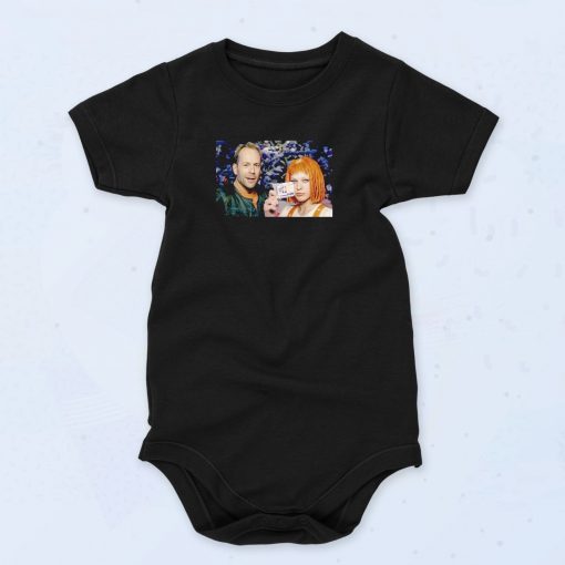 The Fifth Element Luc Besson Vintage Style Baby Onesie